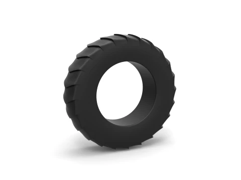 Pulling tractor rear tire 9 Scale 1 to 25 3D 프린트 모델