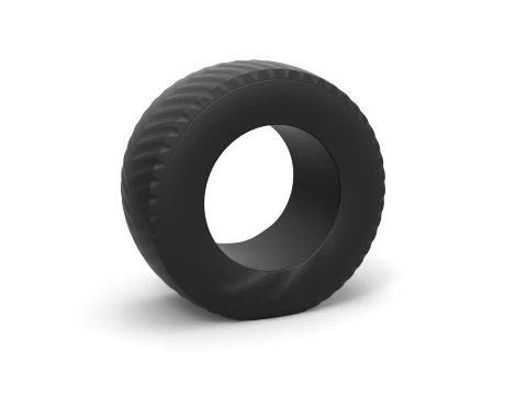 Pulling tractor rear tire while pulling Scale 1 to 25 3D Print Model