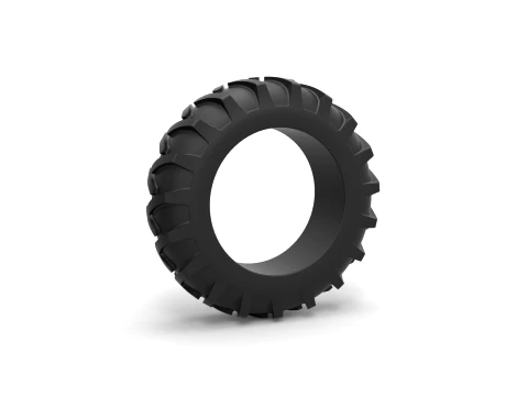 Tire of Vintage Pulling tractor Version 3 Scale 1 to 25 3D Print Model