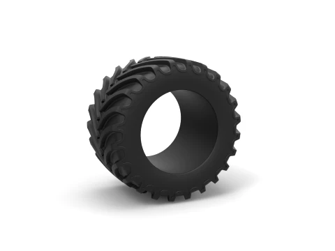 Tractor tire 11 Scale 1 to 25 3D Print Model
