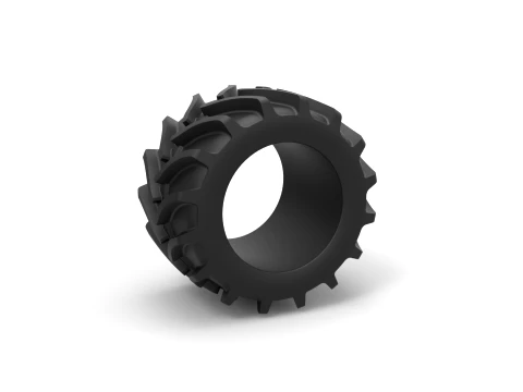 Tractor tire 13 Scale 1 to 25 3D Print Model