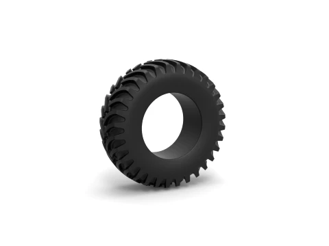 Tractor tire 27 Scale 1 to 25 3D Print Model
