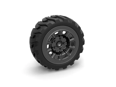 Demolition derby rear wheel 2 Scale 1 to 25 Modello di stampa 3D