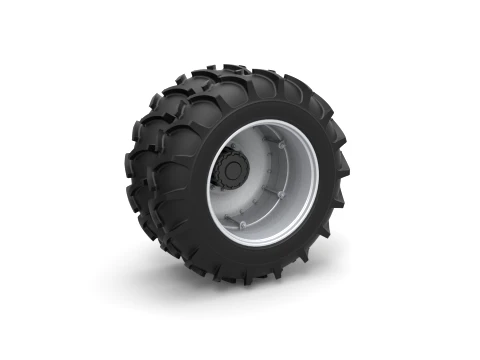 Double Wheel of Vintage Monster truck Scale 1 to 25 Model do druku 3D