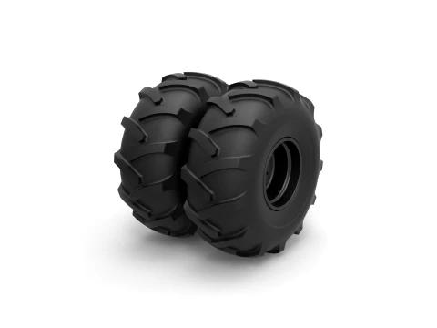 Offroad double wheel Scale 1 to 25 3D Print Model