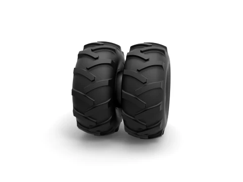 Offroad double wheel Scale 1 to 25 3D Print Model