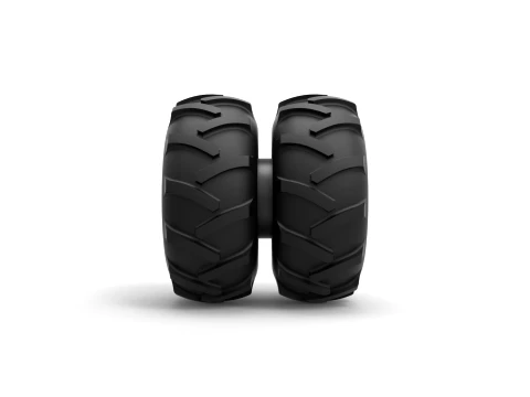 Offroad double wheel Scale 1 to 25 3D Print Model