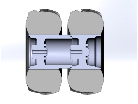 Offroad double wheel Scale 1 to 25 3D Print Model