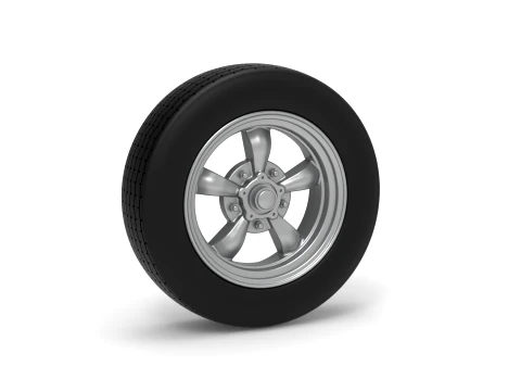 Front wheel of old school dragster Version 7 Scale 1 to 25 Modelo de Impressão 3D