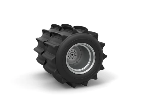 Rear wheel of Vintage Funny Car for Sand drag racing Scale 1 to 25 3D Print Model