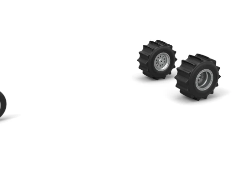 Wheel Set of Top fuel Dirt dragster trike Sale 1 to 25 3D Print Model