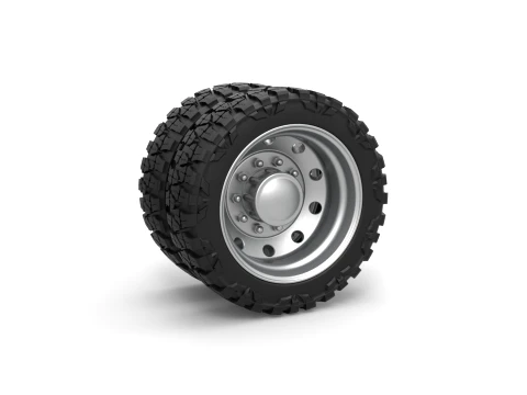 10 Hole rear semi wheel for pickup Scale 1 to 25 3Dプリントモデル