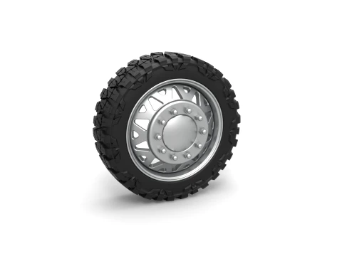 Front semi wheel for pickup Version 1 Scale 1 to 25 3D Принт Модель
