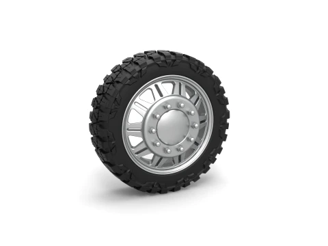 Front semi wheel for pickup Version 10 Scale 1 to 25 3D Print Model