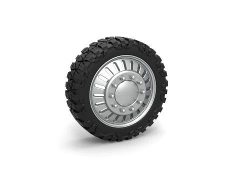 Front semi wheel for pickup Version 12 Scale 1 to 25 3D Принт Модель