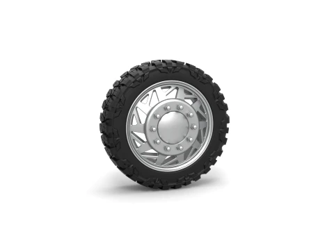 Front semi wheel for pickup Version 14 Scale 1 to 25 3D Принт Модель