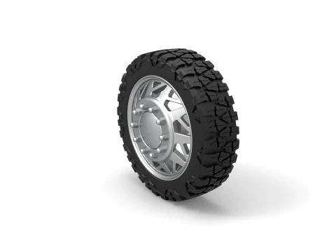Front semi wheel for pickup Version 14 Scale 1 to 25 3D Print Model