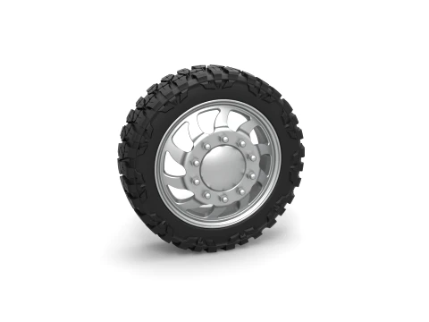 Front semi wheel for pickup Version 17 Scale 1 to 25 3D Принт Модель