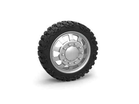 Front semi wheel for pickup Version 18 Scale 1 to 25 3D Print Model