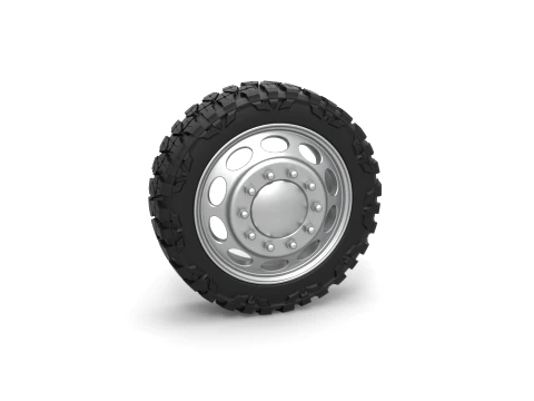 Front semi wheel for pickup Version 20 Scale 1 to 25 3D Print Model