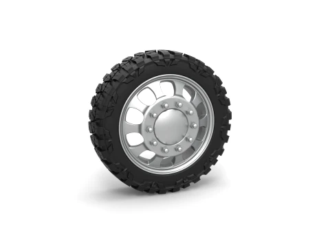 Front semi wheel for pickup Version 22 Scale 1 to 25 3D 프린트 모델