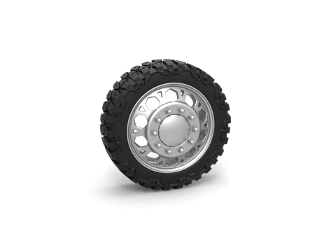 Front semi wheel for pickup Version 23 Scale 1 to 25 3D Принт Модель