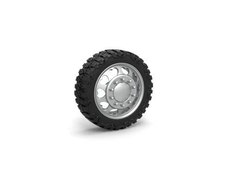 Front semi wheel for pickup Version 25 Scale 1 to 25 3D Print Model