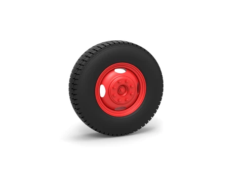 Front wheel of Pickup Truck Scale 1 to 25 3D printmodel