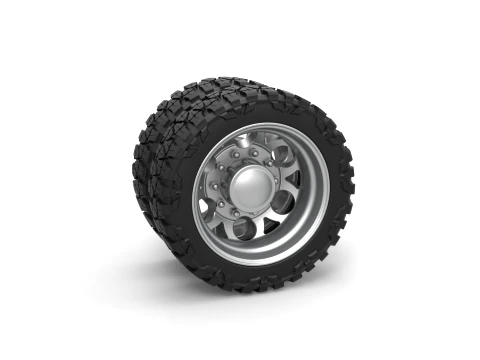 Rear semi wheel for pickup Version 15 Scale 1 to 25 3D Принт Модель
