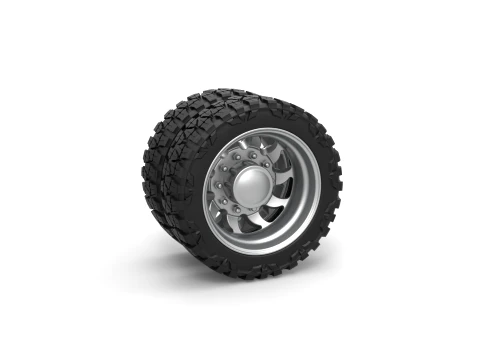 Rear semi wheel for pickup Version 17 Scale 1 to 25 3D Принт Модель