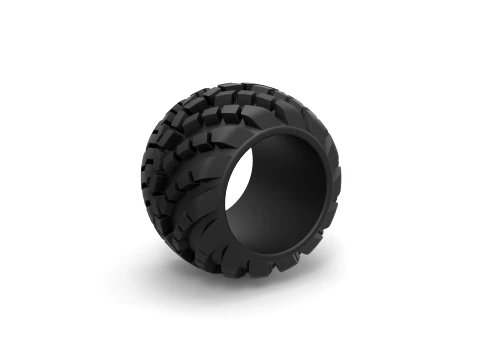 Offroad arched tire Scale 1 to 10 3D Принт Модель