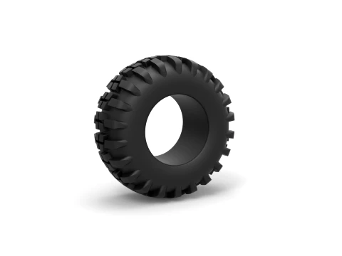 Offroad tire 4 Scale 1 to 25 3D Print Model
