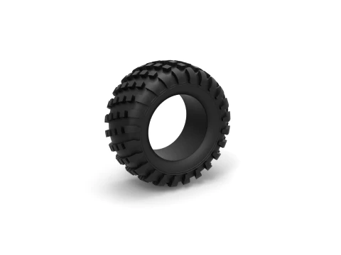 Offroad tire 14 Scale 1 to 25 3D Принт Модель