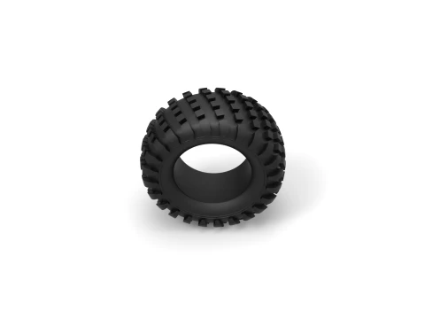 Offroad tire 14 Scale 1 to 25 3D Print Model