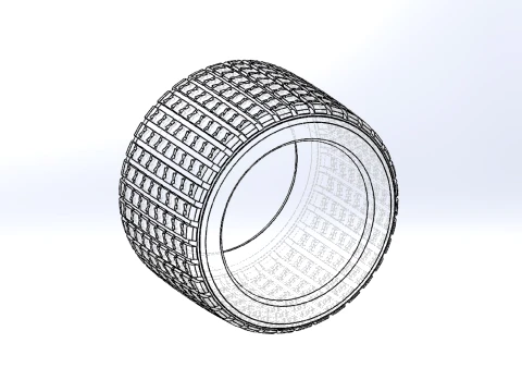 Offroad tire 16 Scale 1 to 10 3D Print Model