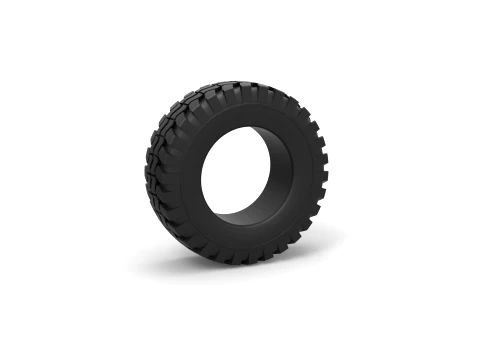 Offroad tire 24 Scale 1 to 10 3D Print Model