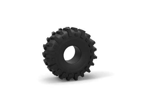 Offroad tire 25 Scale 1 to 10 3D Принт Модель
