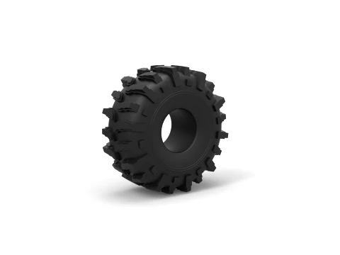 Offroad tire 25 Scale 1 to 10 3D Print Model