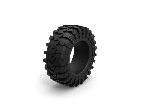 Offroad tire 39 Scale 1 to 25 3D Print Model
