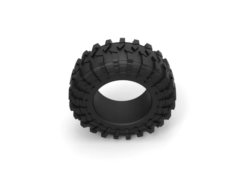 Offroad tire 39 Scale 1 to 25 3D Print Model