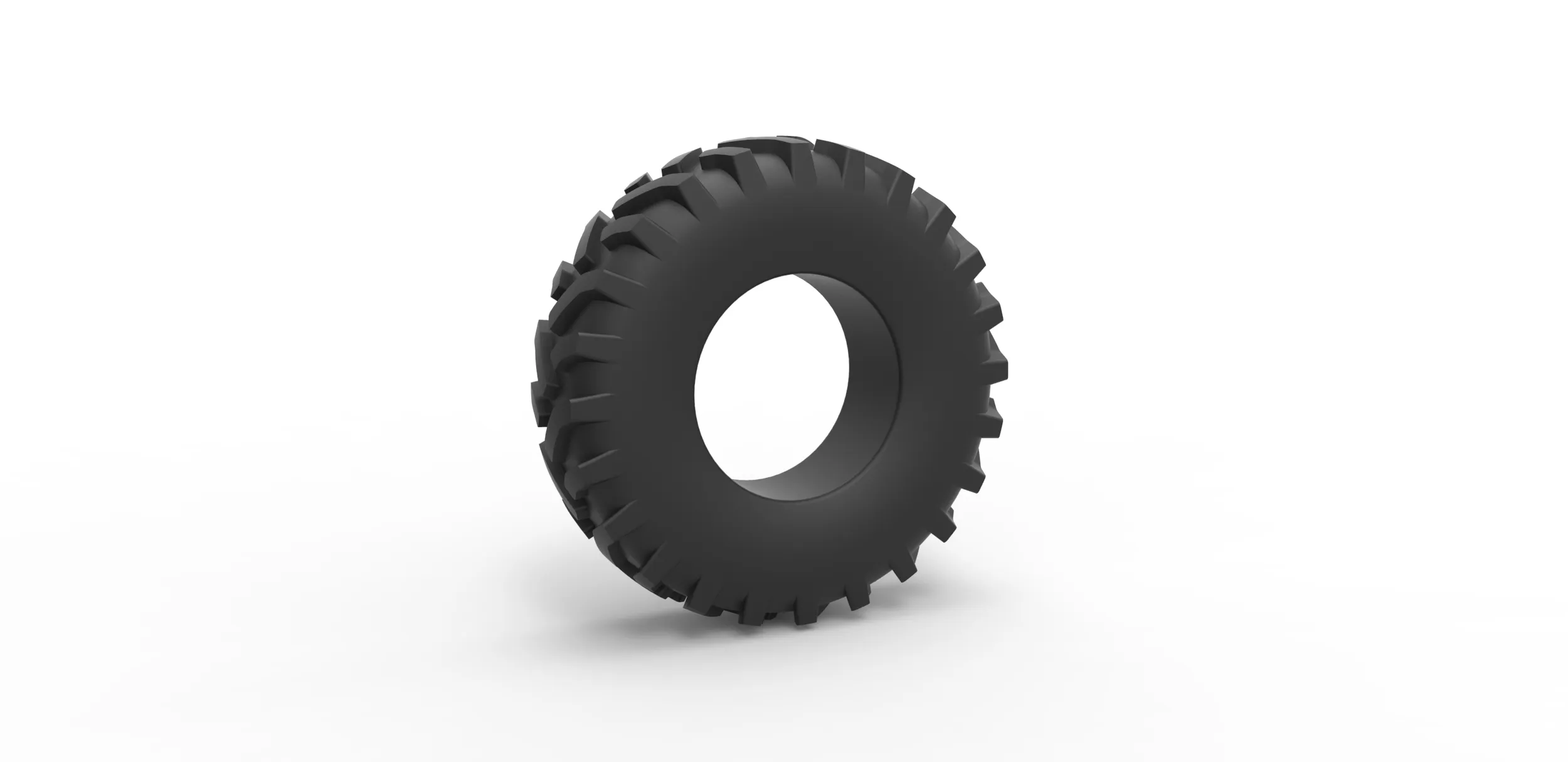 Offroad tire 40 Scale 1 to 25 3D Print Model .c4d .max .obj .3ds .fbx .stl .blend 