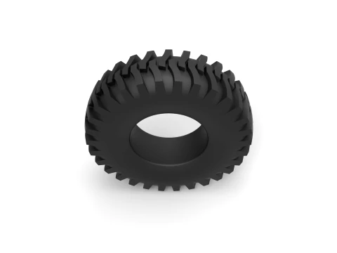 Offroad tire 42 Scale 1 to 25 3D Print Model