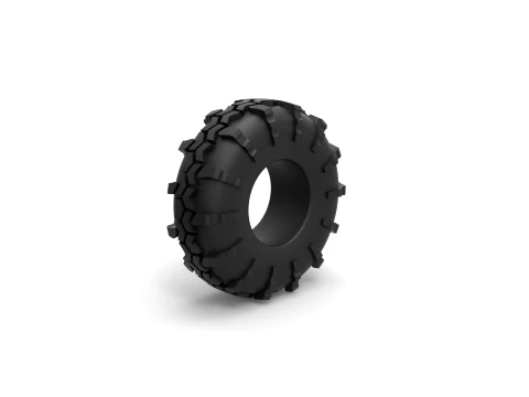 Offroad tire 56 Scale 1 to 25 3D Print Model
