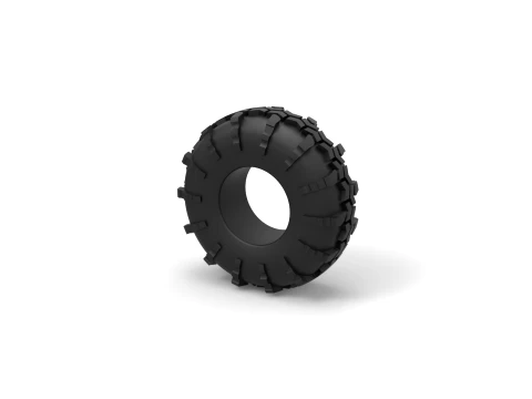 Offroad tire 56 Scale 1 to 25 3D Print Model