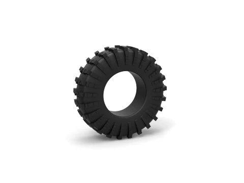 Offroad tire 57 Scale 1 to 25 Modello di stampa 3D