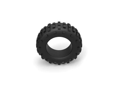 Offroad tire 59 Scale 1 to 25 3D Print Model