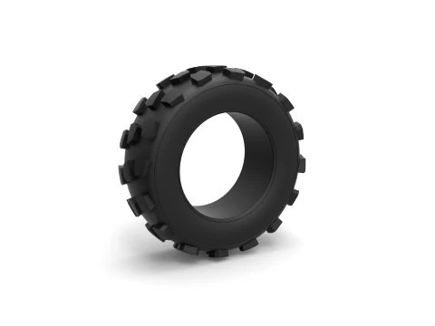 Offroad tire 61 Scale 1 to 25 Modello di stampa 3D