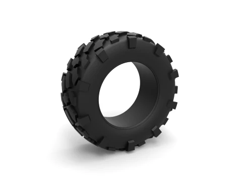 Offroad tire 64 Scale 1 to 25 Modello di stampa 3D