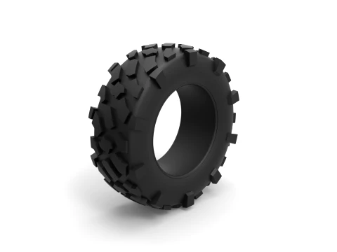 Offroad tire 64 Scale 1 to 25 3D Print Model