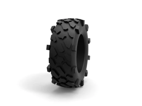 Offroad tire 64 Scale 1 to 25 3D Print Model